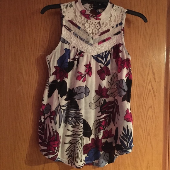 Massini Tops - 5 FOR $25- Colorful Floral Tank Top